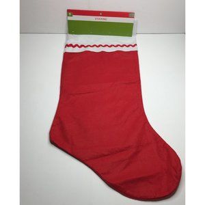 Jumbo 33" Red Felt Christmas Stocking Holiday Ex Large Oversized Big Huge